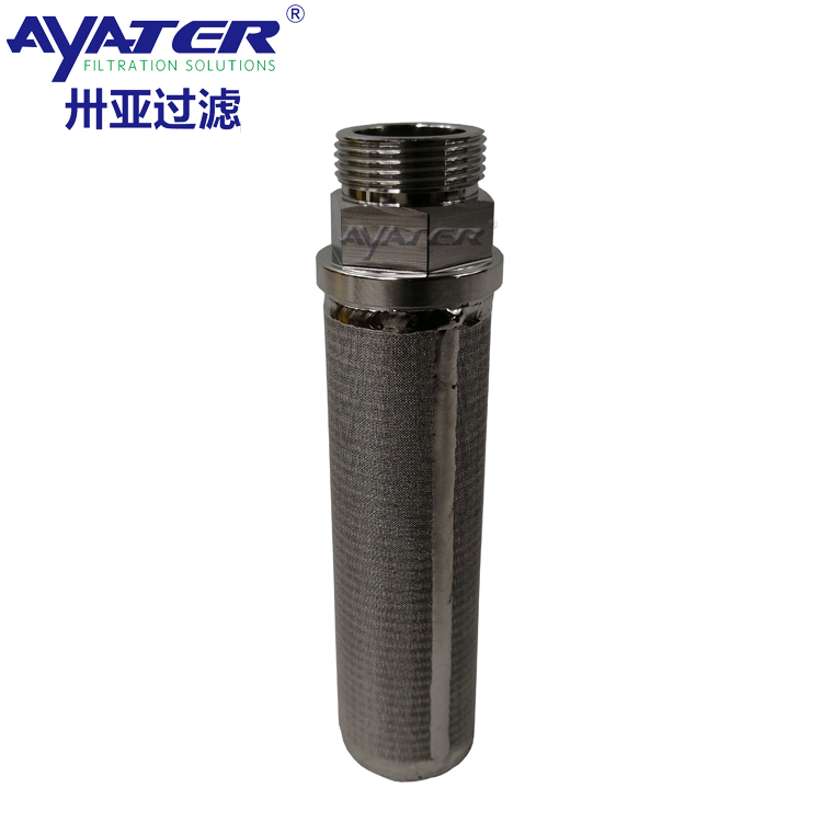 卅亞過濾不銹鋼燒結網(wǎng)濾芯29X125