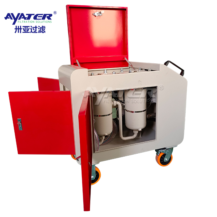 卅亞過濾|箱式高精度便攜移動(dòng)LYC-63C濾油機(jī)