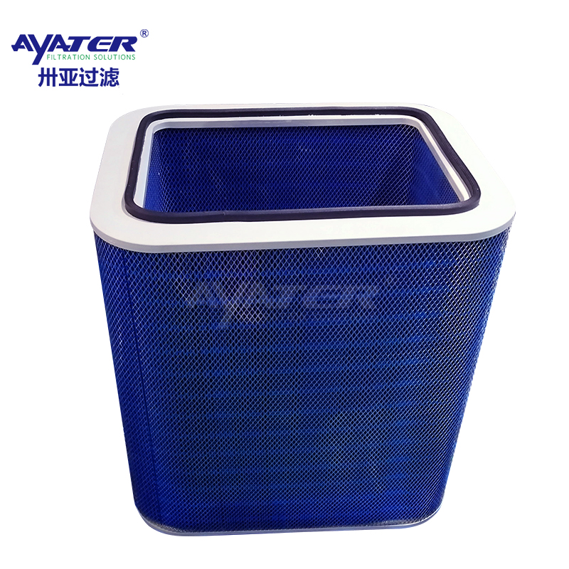 卅亞過(guò)濾防阻燃防靜電方形單頭通除塵濾筒A752