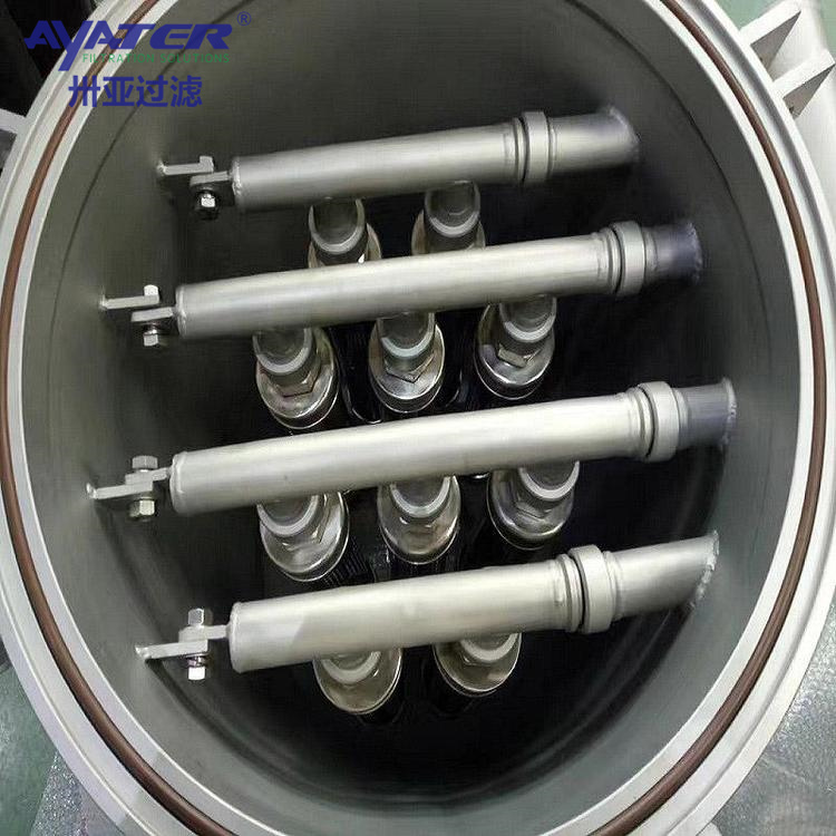 卅亞過(guò)濾 密閉不銹鋼燭式過(guò)濾器 全自動(dòng)自清洗排渣過(guò)濾器
