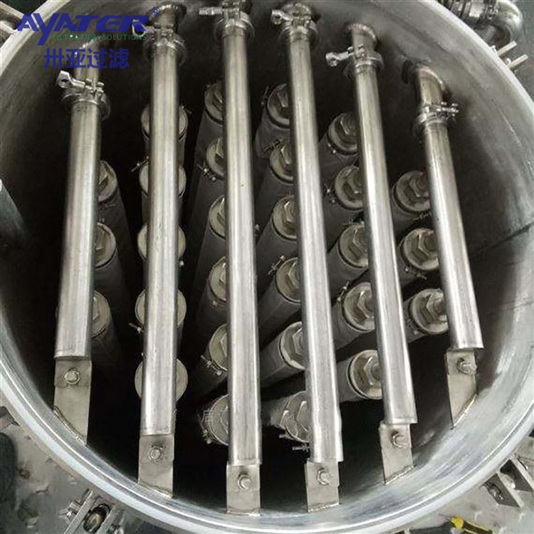 卅亞過濾 密閉不銹鋼燭式過濾器 全自動(dòng)自清洗排渣過濾器