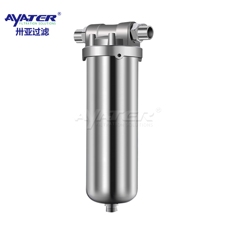 電解液過(guò)濾罐卅亞過(guò)濾316不銹鋼材質(zhì)單芯5寸1T流速支持定制