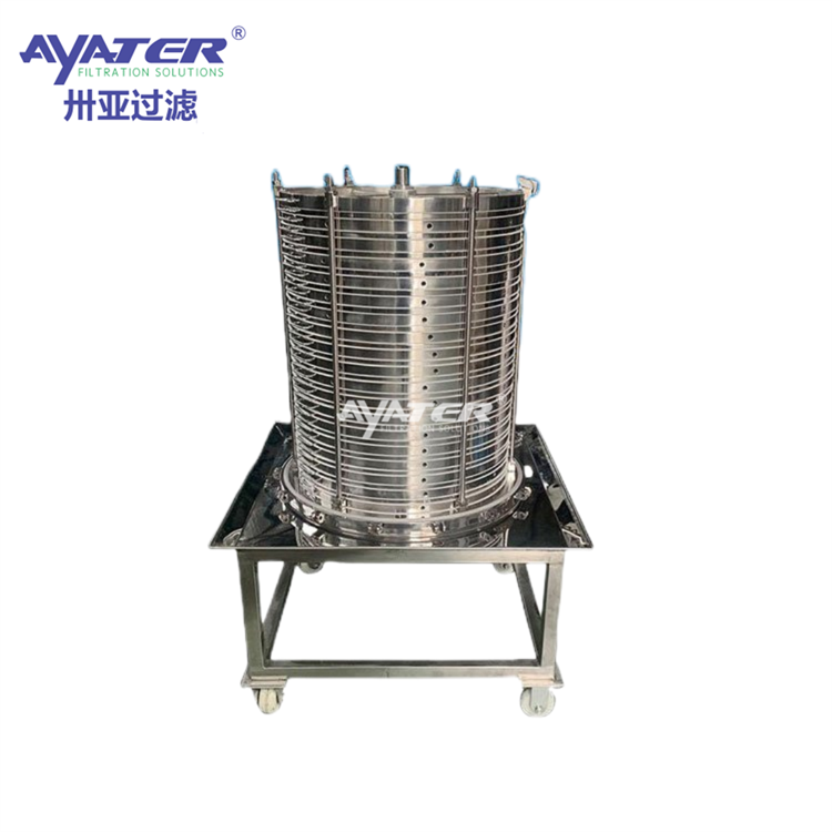 卅亞過(guò)濾  層疊式活性炭過(guò)濾器 立式 全不銹鋼材質(zhì) 精密濾芯