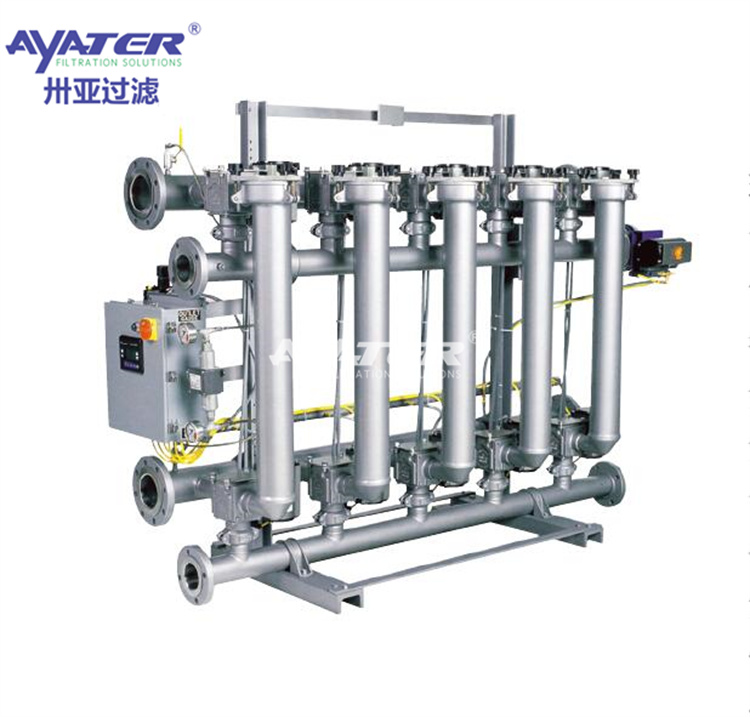  卅亞過濾列管式自清洗過濾器 自動反沖洗設(shè)計 過濾面積大