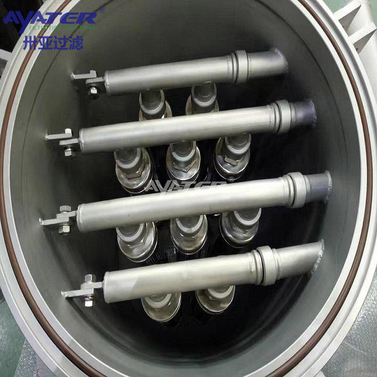 卅亞過(guò)濾316不銹鋼 集束式全自動(dòng)燭式過(guò)濾器 排渣除雜
